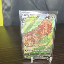 The Pokemon Company Greedent V 257/264 Fusion Strike Ultra Rare Holo English - Image 1