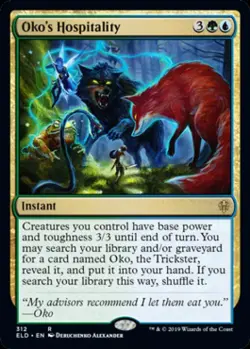Oko's Hospitality - Near Mint MTG Throne of Eldraine - Image 1