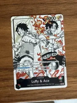 Luffy and Ace Parallel Alt Art Starter Deck EX: Luffy & Ace ST30-001 English NM - Image 1