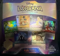Disney Lorcana TCG Rise of the Floodborn Collectors Edition Booster Box- 4 Packs 4050368982544 - Image 1