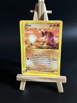 Onix 98/147 2002 Aquapolis Pokemon Card TCG Vintage WOTC Nintendo Common - NM - Image 1