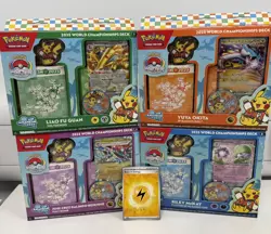 Pokemon TCG: World Championship Decks 2025 - Set of 4 Decks New & Sealed - Image 1