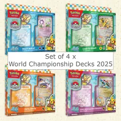Pokemon TCG: World Championship Decks 2025 - Set of 4 Decks New & Sealed - Image 2