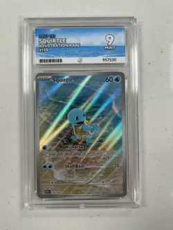 Pokemon 151 Squirtle Illustration Rare #170/165 ACE 9 - Image 1