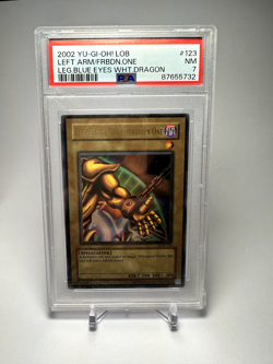 Left Arm of The Forbidden One LOB-123 Unlimited Ultra Rare PSA 7 - Image 1