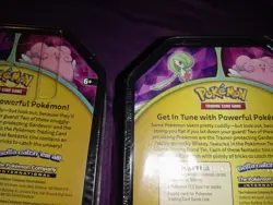 New Sealed Pokemon 2019 Strong Bonds Blissey And Gardevoir Tin Pair! - Image 4