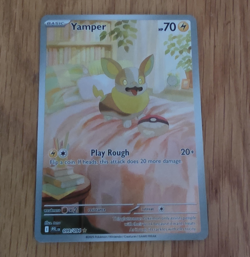 Yamper 099/094 Phantasmal flames Illustration Rare Holo Pokemon TCG English 2025 - Image 1