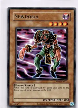 Yugioh Newdoria RP02-EN073 Rare Unlimited Edition NM - Image 1