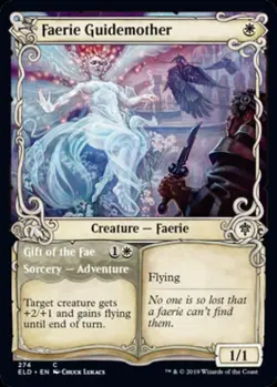 Faerie Guidemother (Showcase) - Near Mint MTG Throne of Eldraine - Image 1