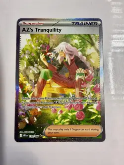 POKEMON AZ's TRANQUILITY 120/086 SPECIAL ILLUSTRATION RARE CHAOS RISING MINT - Image 1