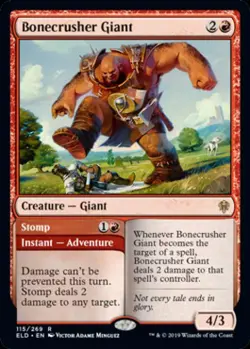 Bonecrusher Giant - Near Mint MTG Throne of Eldraine - Image 1