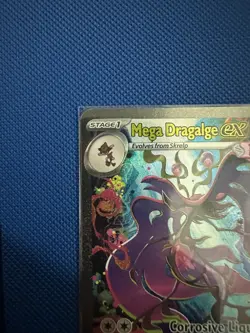 Pokemon TCG Mega Dragalge ex 118/086 Chaos Rising SIR Special Illustration Rare - Image 3