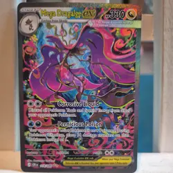 Pokemon TCG Mega Dragalge Ex 118/086 SIR Special Illustration Rare Chaos Rising - Image 5
