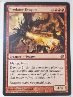 Predator Dragon - Shards of Alara - Magic the Gathering MTG Nice! - Image 1