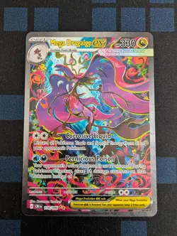 Mega Dragalge EX 118/086 Pokemon TCG Chaos Rising SIR - Image 1