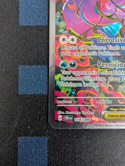 Mega Dragalge EX 118/086 Pokemon TCG Chaos Rising SIR - Image 5