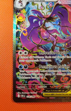 Mega Dragalge ex 118/086 Pokemon TCG Chaos Rising Special Illustration Rare SIR - Image 2