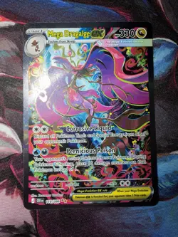 Mega Dragalge ex 118/086 Pokemon TCG Chaos Rising Special Illustration Rare Card - Image 3