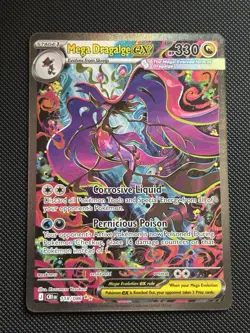 Pokemon TCG Mega dragalge Ex 118/086 Chaos Rising English NM - Image 1