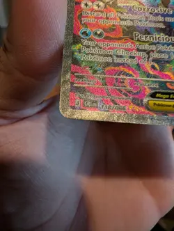 Pokemon TCG Mega Dragalge EX 118/086 Chaos Rising SIR - Image 3