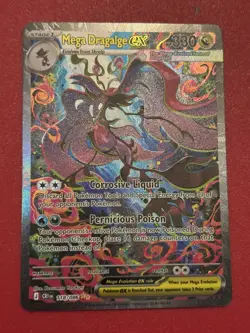 Pokemon TCG Chaos Rising Mega Dragalge EX 118/086 SIR NM/M - Image 1