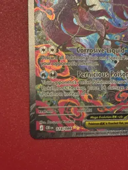 Pokemon TCG Chaos Rising Mega Dragalge EX 118/086 SIR NM/M - Image 3
