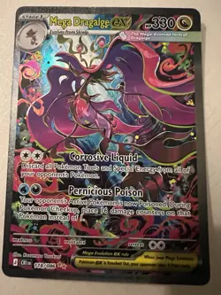 The Pokemon Company Pokemon TCG Mega Dragalge EX 118/086 Full Art Holo UR Eng - Image 1
