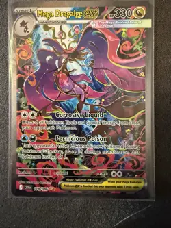 Pokemon TCG Mega Dragalge Ex SIR 118/086 English Chaos Rising - Image 1