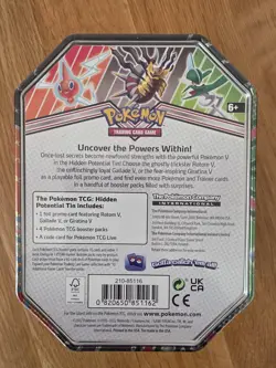 Pokemon TCG Rotom V Hidden Potential Tin New Sealed Lost Origin Fusion Strike - Image 2