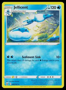 Pokemon Card Battle Styles Jellicent 042/163 Rare - Image 1