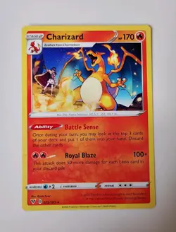Pokemon Card Charizard Vivid Voltage Rare 025/185 LP. 2020 TCG - Image 1