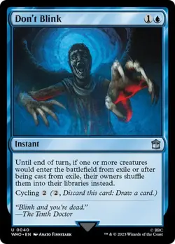 MTG - Don't Blink - Doctor Who - Magic the Gathering - Image 1