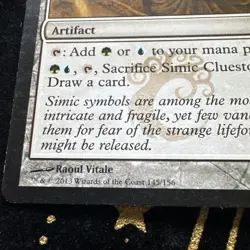 Magic the Gathering MTG Simic Cluestone (145) Dragon's Maze LP - Image 2