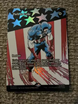Path to Exile Borderless Foil Marvel Super Heroes Mtg Nm 0047 - Image 1