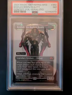 Kozilek, the Broken Reality Serialized PSA 7 *PALINDROME* 052/250 - Image 1