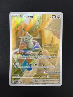 Pokemon - Mimikyu SVP075 - Pokemon Center Stamp Black Star Promo - English - Image 1