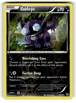 Sableye 44/98 Uncommon Ancient Origins Reverse Holo Pokemon Near Mint - Image 1
