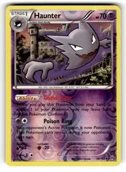 Haunter 59/162 Uncommon BREAKthrough Reverse Holo Pokemon Near Mint - Image 1