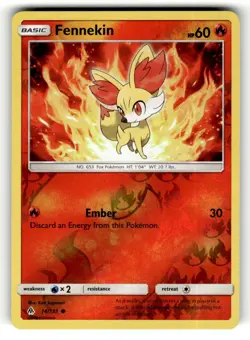 Fennekin 14/131 Common Forbidden Light Reverse Holo Pokemon Near Mint - Image 1