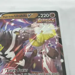 Single Strike Urshifu V 085/163 Battle Styles NM Ultra Rare Pokemon TCG - Image 5