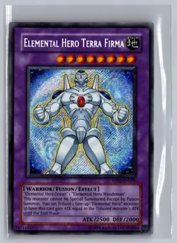 Elemental Hero Terra Firma PP02-EN009 Secret Rare Premium Pack 2 Yu-Gi-Oh NM - Image 1