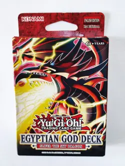 YUGIOH SHONEN JUMP TCG EGYPTIAN GOD DECK - SLIFER THE SKY DRAGON FACTORY SEALED - Image 1