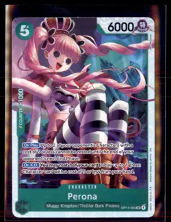One Piece CCG Perona OP14 033 The Azure Sea's Seven - Image 1