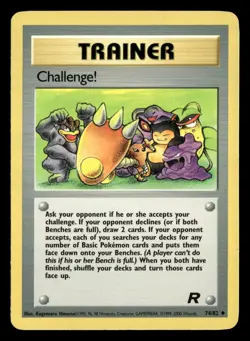 Challenge! - 74/82 - Uncommon - Team Rocket - Pokemon Card - MP - Image 1