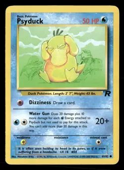 Psyduck - 65/82 - Common - Team Rocket - Pokemon Card - MP - Image 1
