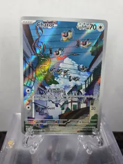Chatot 181/162 NM Pokemon Temporal Forces Illustration Rare Card Pokemon TCG - Image 1