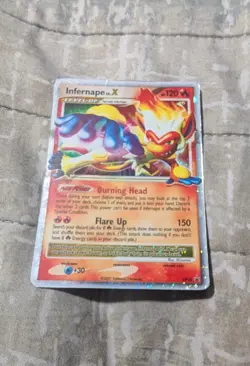 Pokemon Fire 4-Card Lot Holo/Foil Ho-Oh Infernape Ninetales Cyndaquil - Image 5