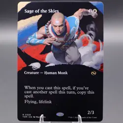 Sage of the Skies (Borderless) Normal 328 TDM Tarkir: Dragonstorm NM MTG - Image 1
