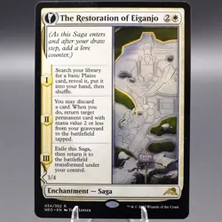 The Restoration of Eiganjo Normal 34 NEO Kamigawa: Neon Dynasty NM MTG - Image 1