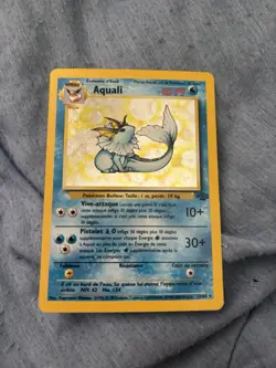 Aquali - French Pokemon TCG Vaporeon Jungle 12/64 Holo Unlimited - Image 1
